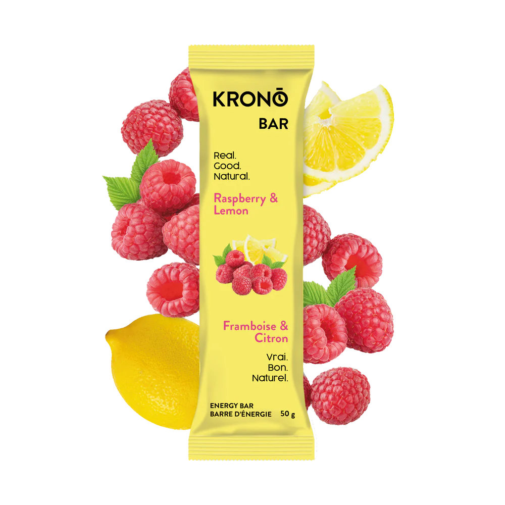 Krono Nutrition Raspberry & Lemon Energy Bars