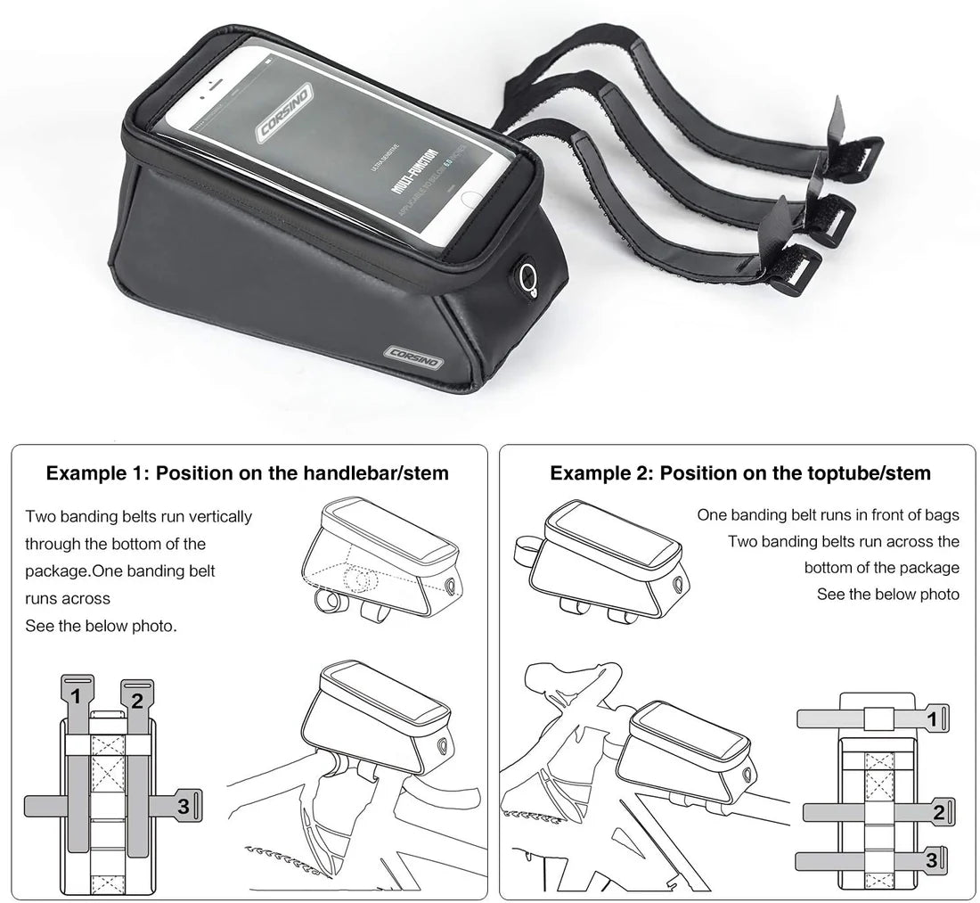 Corsino Compass 1.5L Frame Bike Bag