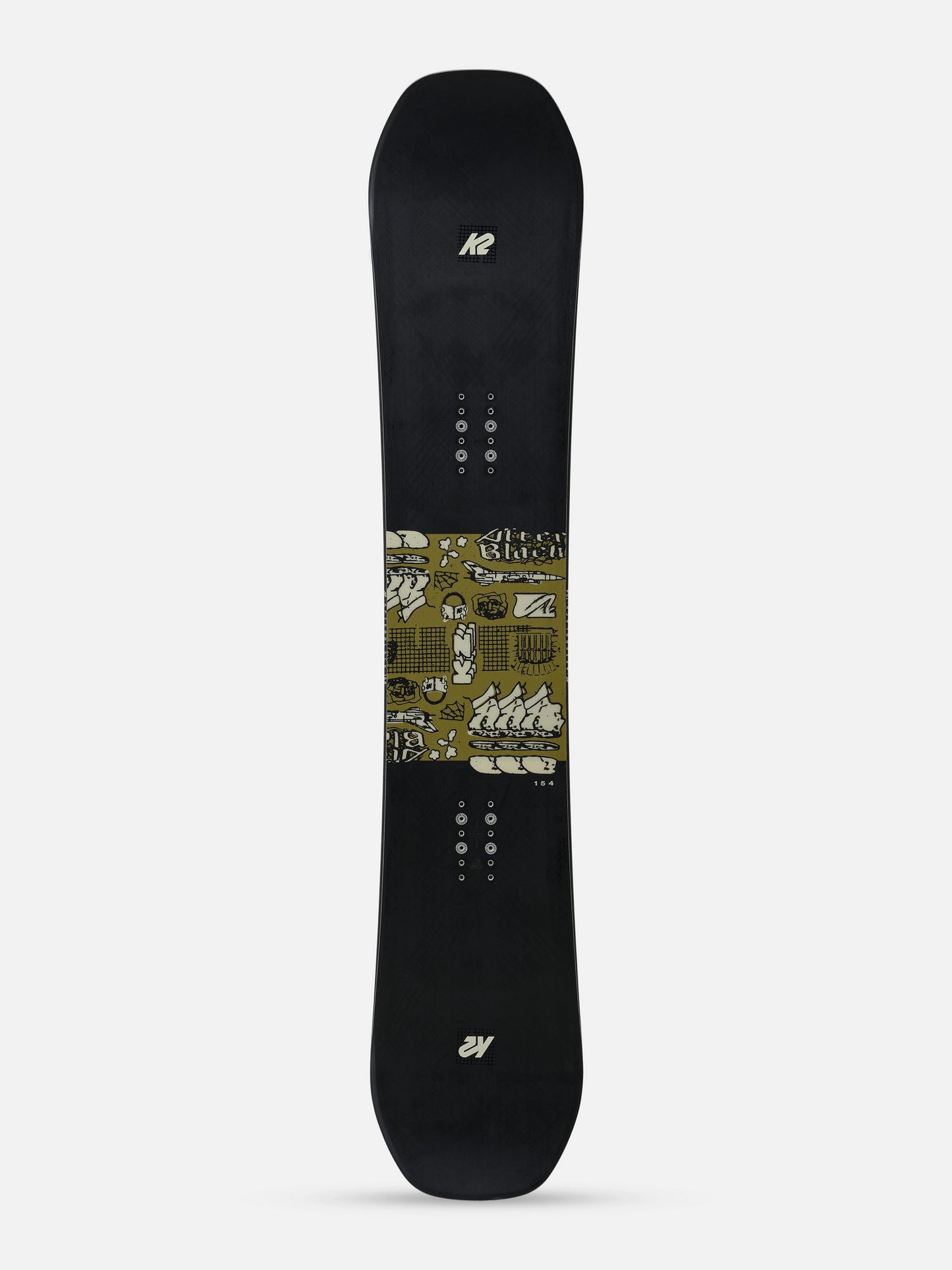 Snowboard K2 Afterblack pour homme 2025