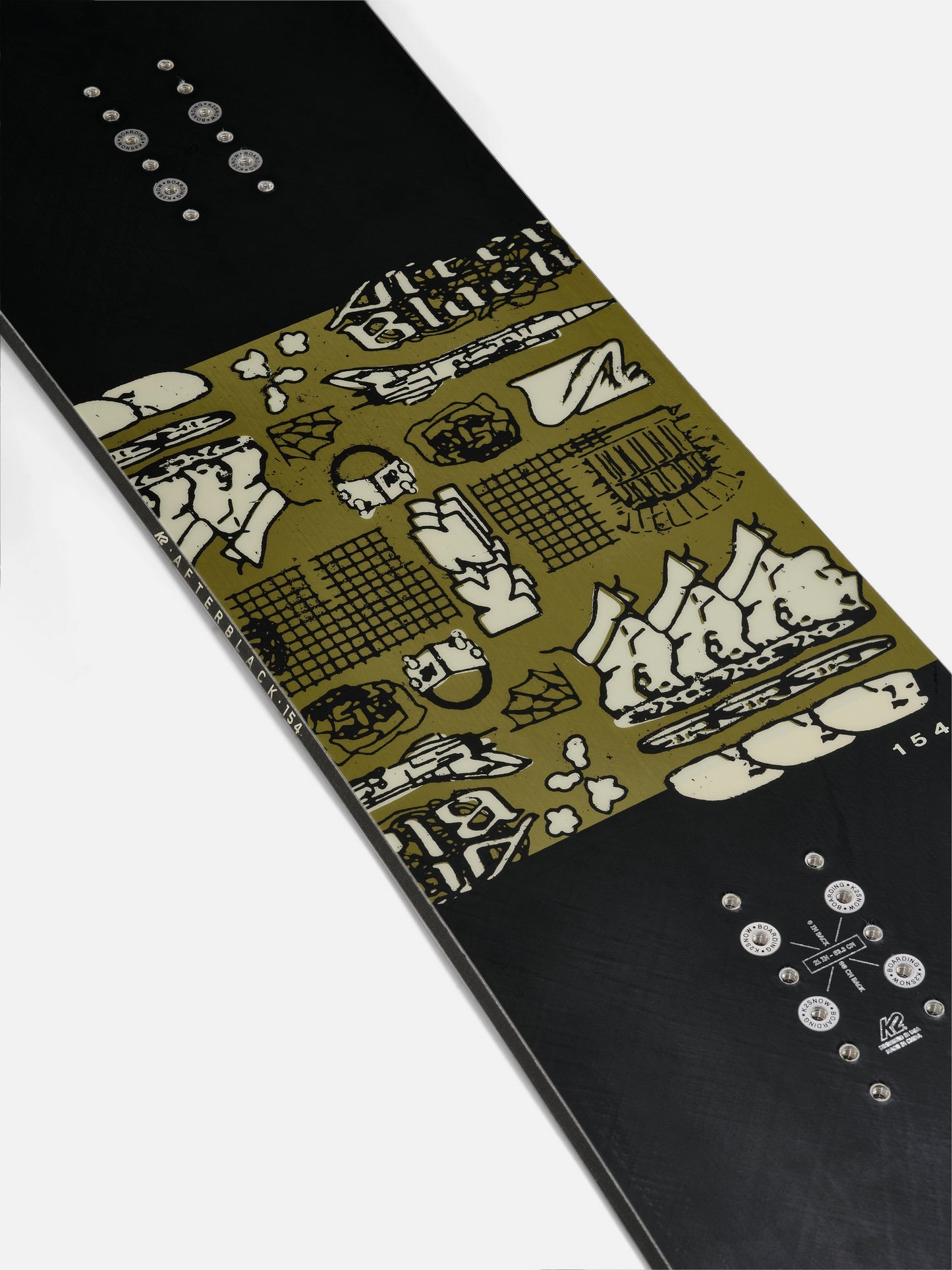Snowboard K2 Afterblack pour homme 2025