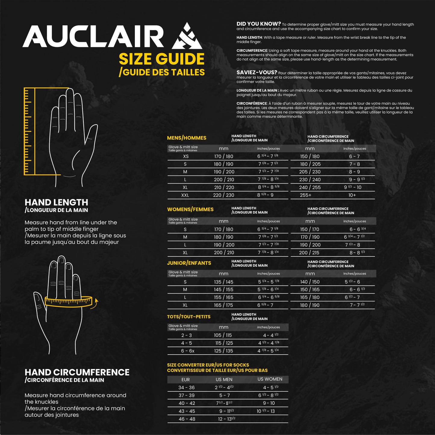 Auclair Deer Duck 2 Men's Ski Mitts|Gants Auclair Deer Duck 2 pour Homme