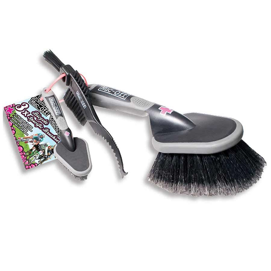 Ensemble de 3 pinceaux Muc-Off