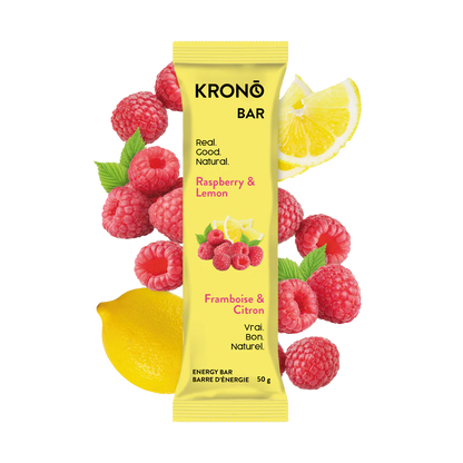 Krono Nutrition Raspberry & Lemon Energy Bars