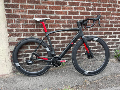 Vélo de route en carbone DeRosa Idol - Roues en carbone SRAM Force AXS/Vision SC55 TLR