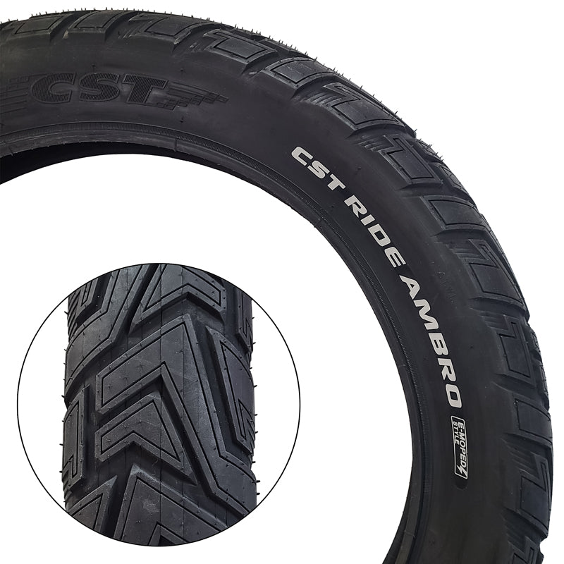 Pneu CST Ride Ambro pour vélo électrique 20" x 4,00 