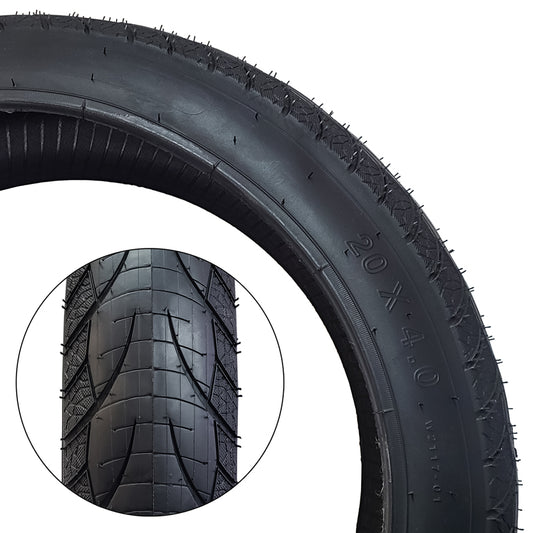Damco 20" x 4.00 Slick Electric Bike Tire