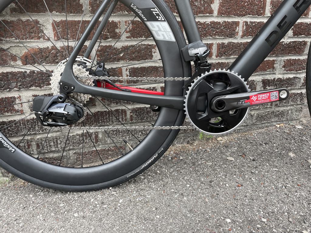 Vélo de route en carbone DeRosa Idol - Roues en carbone SRAM Force AXS/Vision SC55 TLR
