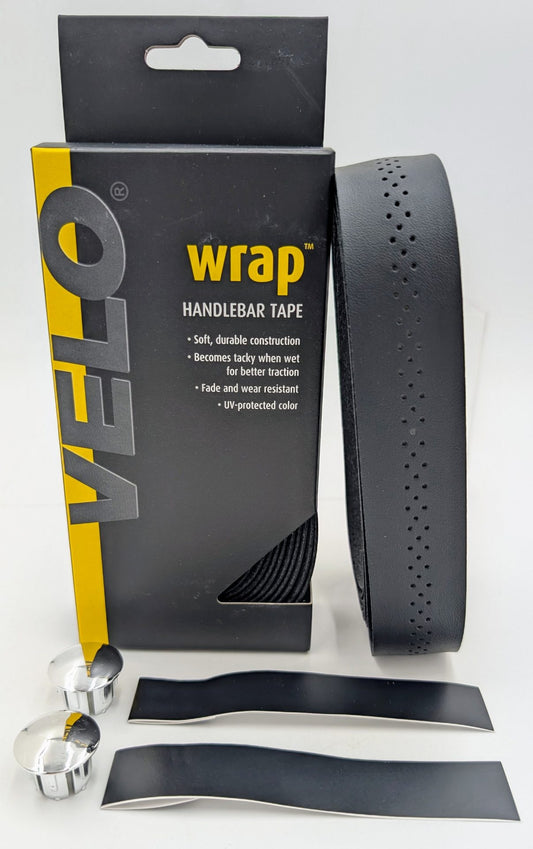 Velo Wrap Handlebar Tape Black Microfiber