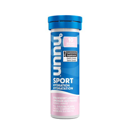 Mélange pour boisson hydratante Nuun Sport - Limonade à la fraise