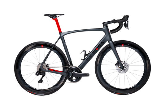 Vélo de route en carbone DeRosa Idol - Roues en carbone SRAM Force AXS/Vision SC55 TLR