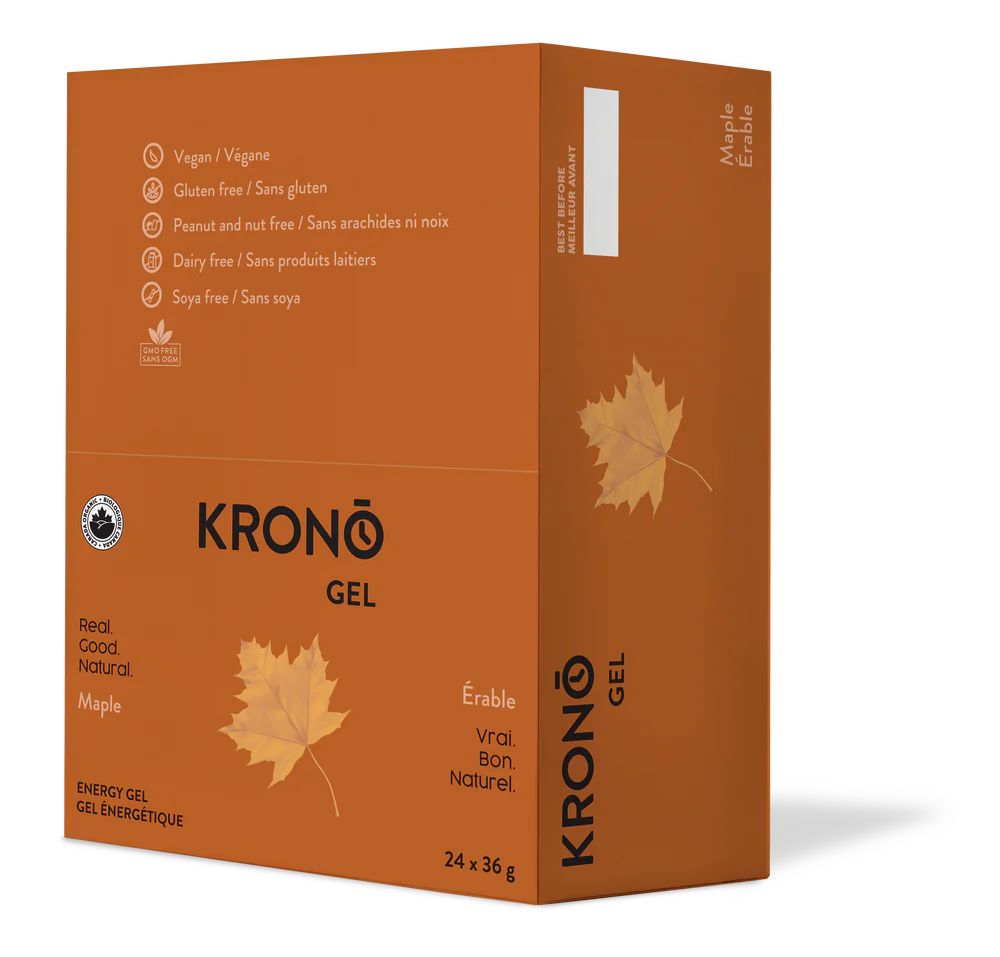 Gels énergétiques à l'érable Krono Nutrition 