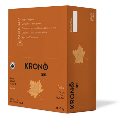 Gels énergétiques à l'érable Krono Nutrition 