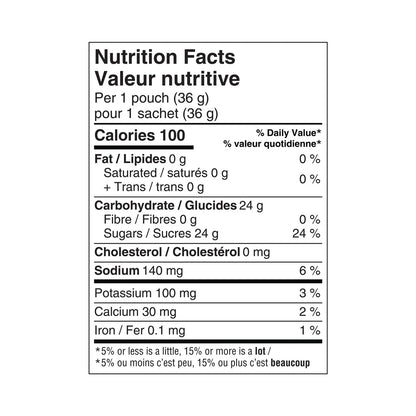 Gels énergétiques à l'érable Krono Nutrition 