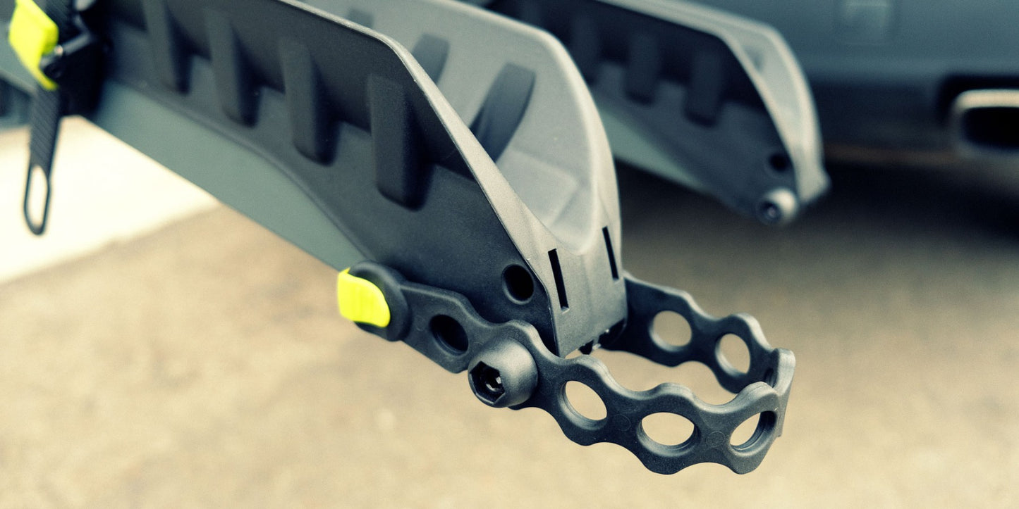Porte-vélos Buzzrack Scorpion H monté sur attelage