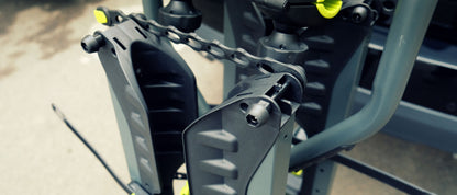 Porte-vélos Buzzrack Scorpion H monté sur attelage