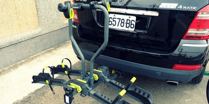 Porte-vélos Buzzrack Scorpion H monté sur attelage