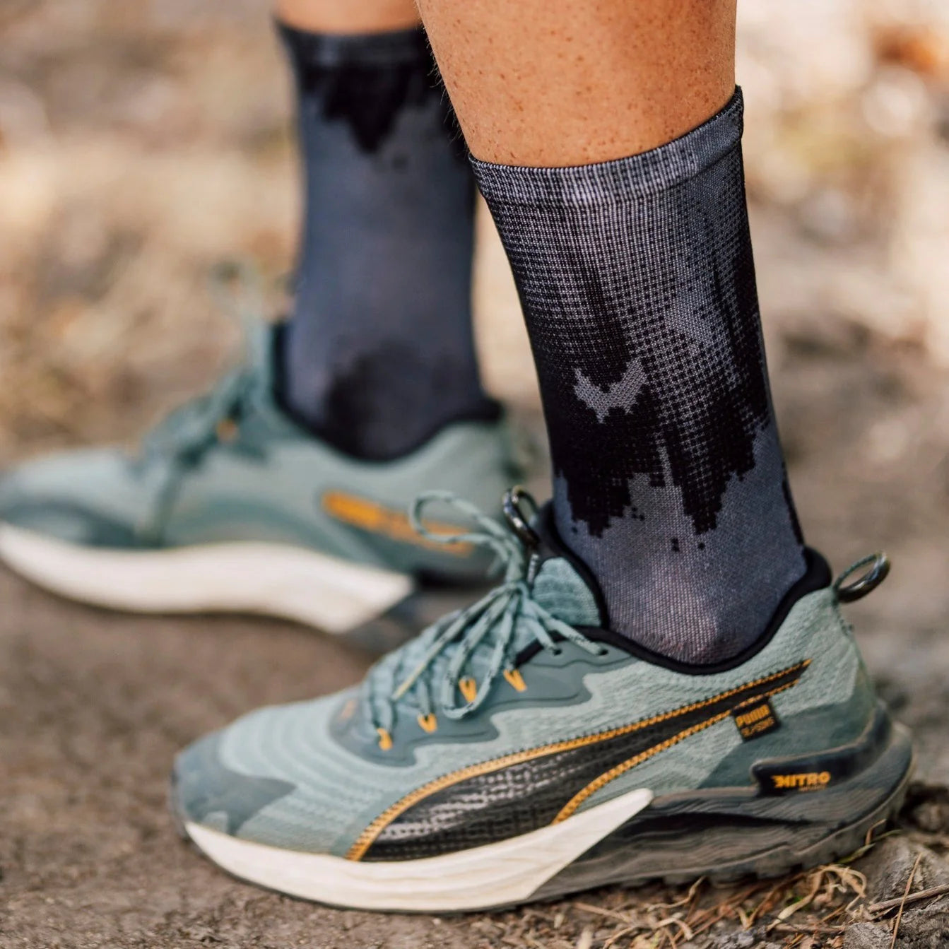 Chaussettes mi-mollet Sox Black Gravel