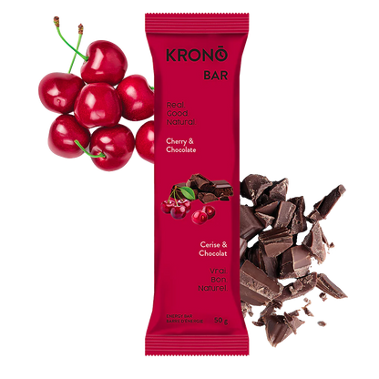 Barres énergétiques Krono Nutrition Cerise et chocolat