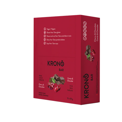 Barres énergétiques Krono Nutrition Cerise et chocolat